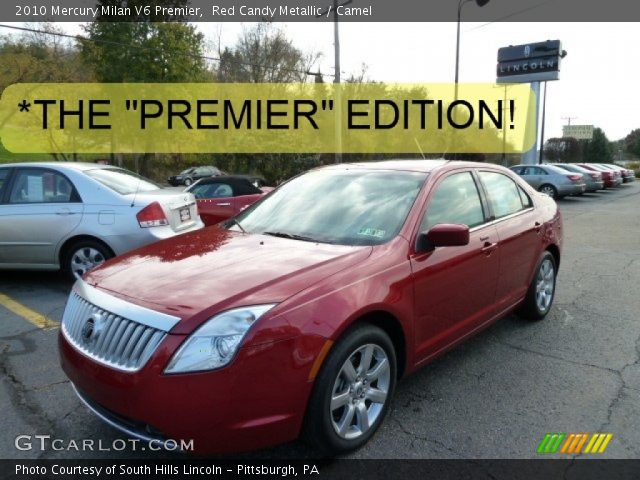 2010 Mercury Milan V6 Premier in Red Candy Metallic