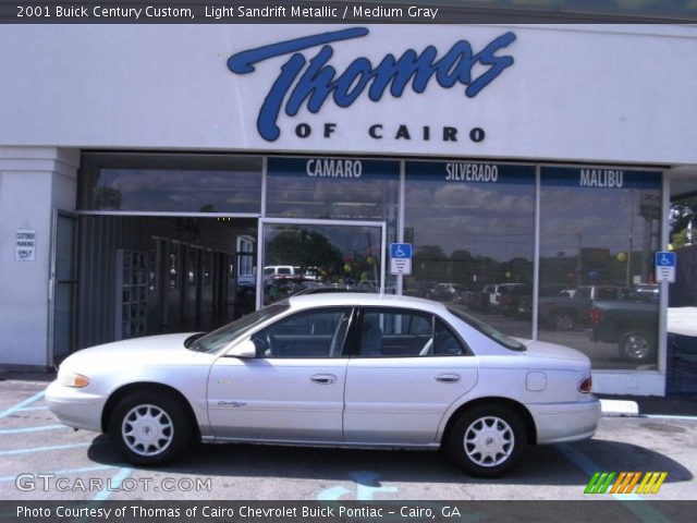 2001 Buick Century Custom in Light Sandrift Metallic