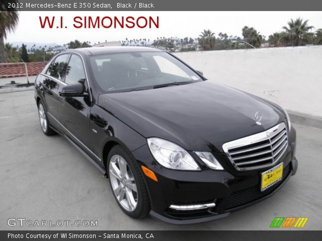 2012 Mercedes-Benz E 350 Sedan in Black