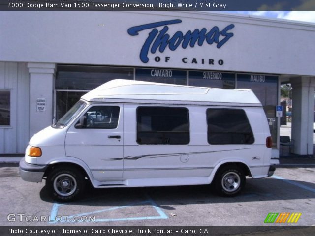2000 Dodge Ram Van 1500 Passenger Conversion in Bright White