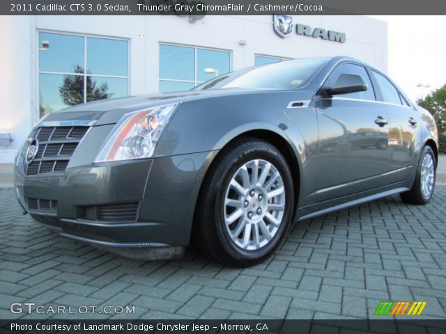 2011 Cadillac CTS 3.0 Sedan in Thunder Gray ChromaFlair