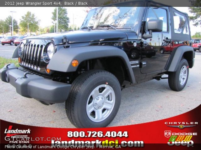 2012 Jeep Wrangler Sport 4x4 in Black