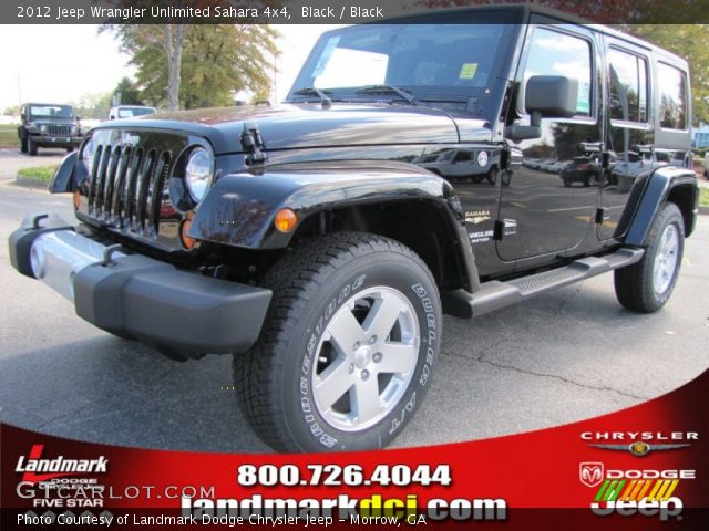2012 Jeep Wrangler Unlimited Sahara 4x4 in Black
