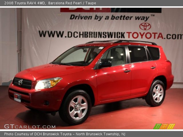 2008 Toyota RAV4 4WD in Barcelona Red Pearl