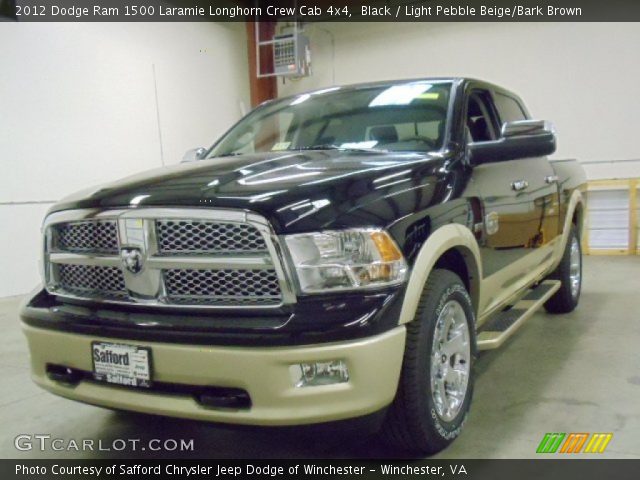 2012 Dodge Ram 1500 Laramie Longhorn Crew Cab 4x4 in Black
