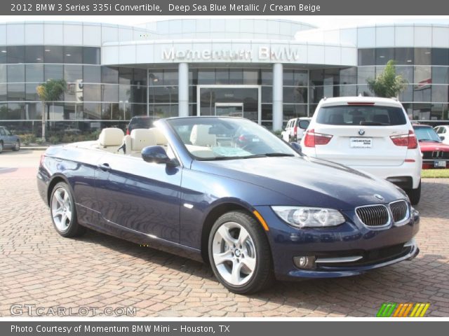 2012 BMW 3 Series 335i Convertible in Deep Sea Blue Metallic