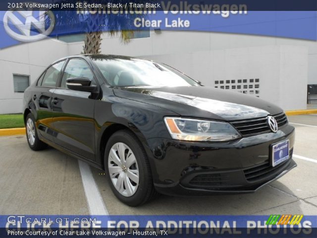 2012 Volkswagen Jetta SE Sedan in Black