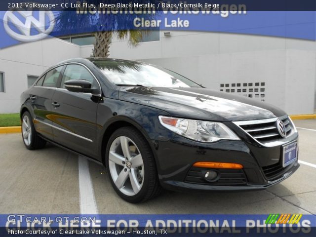 2012 Volkswagen CC Lux Plus in Deep Black Metallic