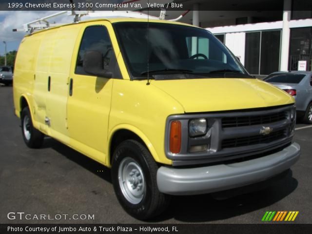 1999 Chevrolet Express 3500 Commercial Van in Yellow