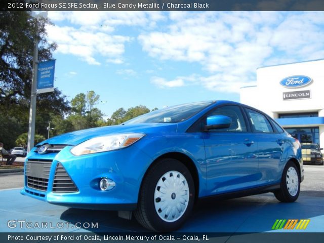 2012 Ford Focus SE SFE Sedan in Blue Candy Metallic