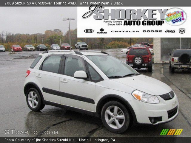 2009 Suzuki SX4 Crossover Touring AWD in White Water Pearl