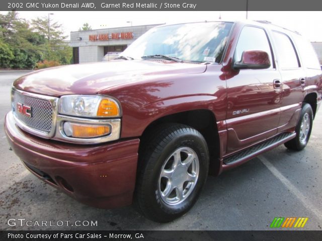 2002 GMC Yukon Denali AWD in Garnet Red Metallic