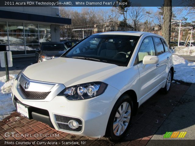 2011 Acura RDX Technology SH-AWD in White Diamond Pearl