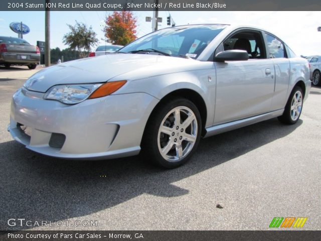 2004 Saturn ION Red Line Quad Coupe in Silver Nickel