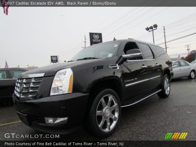 2007 Cadillac Escalade ESV AWD in Black Raven