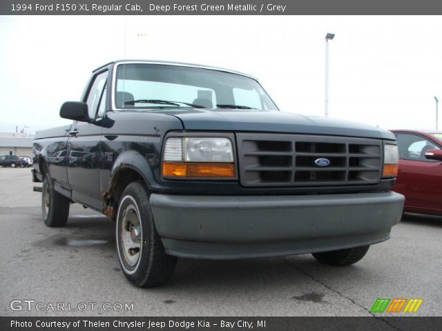 1994 Ford F150 XL Regular Cab in Deep Forest Green Metallic