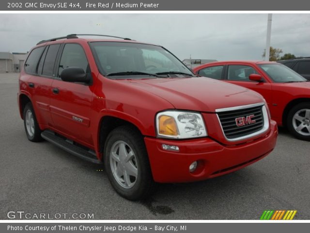 2002 GMC Envoy SLE 4x4 in Fire Red