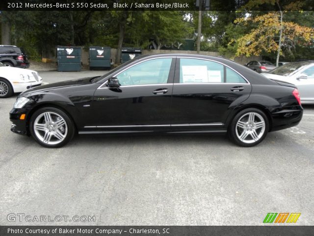 2012 Mercedes-Benz S 550 Sedan in Black