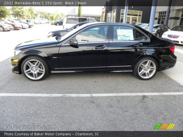 2012 Mercedes-Benz C 250 Sport in Black