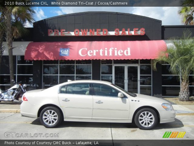 2010 Buick Lucerne CXL in White Diamond Tri-Coat