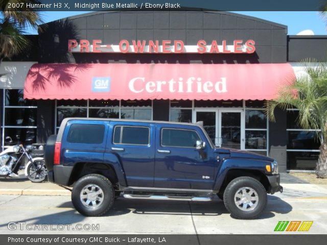 2007 Hummer H3 X in Midnight Blue Metallic