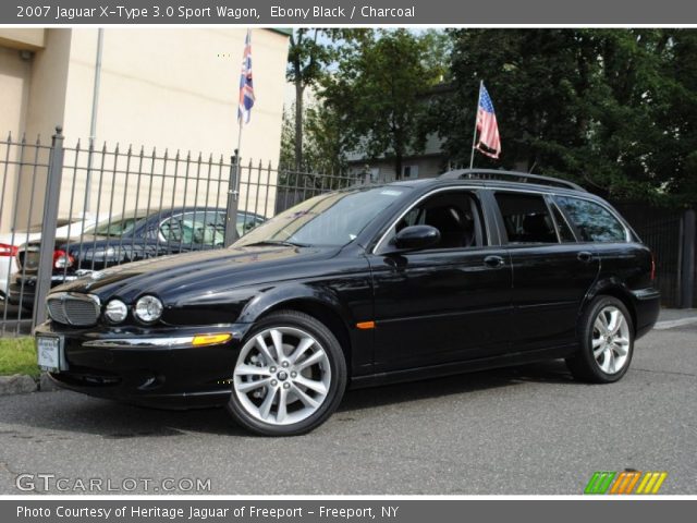 2007 Jaguar X-Type 3.0 Sport Wagon in Ebony Black