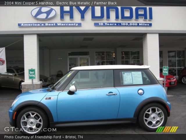 2004 Mini Cooper S Hardtop in Electric Blue Metallic