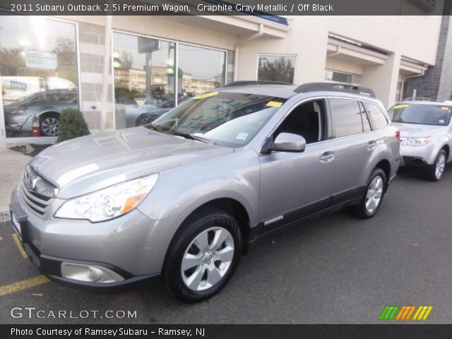 2011 Subaru Outback 2.5i Premium Wagon in Graphite Gray Metallic