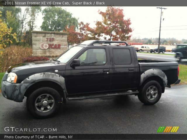 2001 Nissan Frontier XE V6 Crew Cab in Super Black