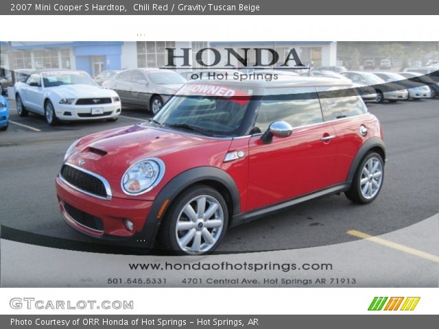 2007 Mini Cooper S Hardtop in Chili Red