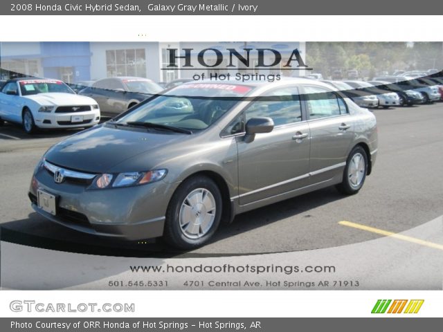 2008 Honda Civic Hybrid Sedan in Galaxy Gray Metallic