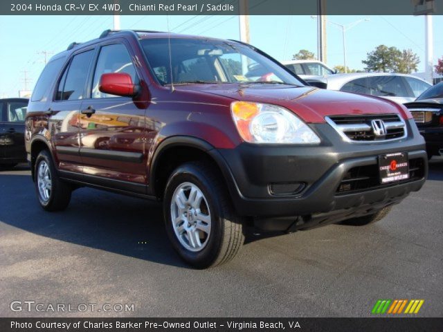 2004 Honda CR-V EX 4WD in Chianti Red Pearl