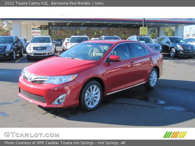 2012 Toyota Camry XLE in Barcelona Red Metallic