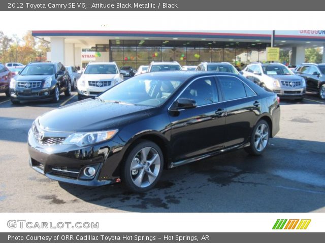 2012 Toyota Camry SE V6 in Attitude Black Metallic