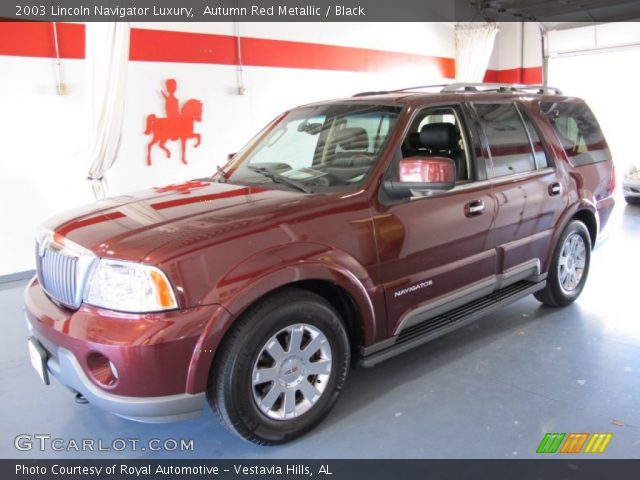 2003 Lincoln Navigator Luxury in Autumn Red Metallic