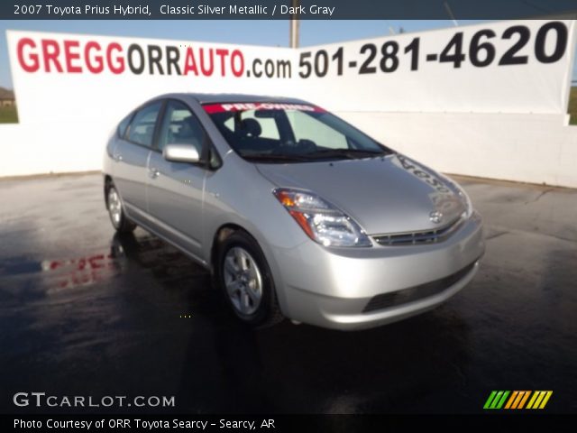 2007 Toyota Prius Hybrid in Classic Silver Metallic