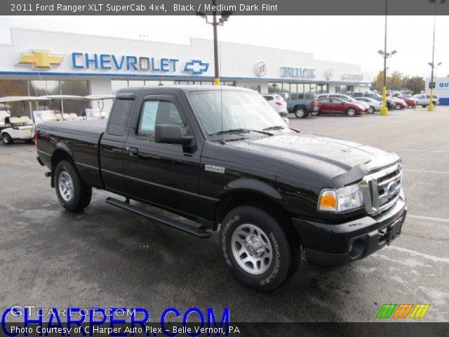 2011 Ford Ranger XLT SuperCab 4x4 in Black