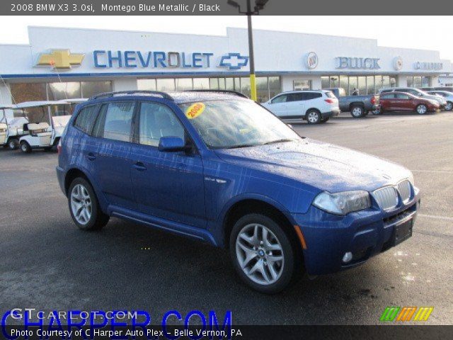 2008 BMW X3 3.0si in Montego Blue Metallic