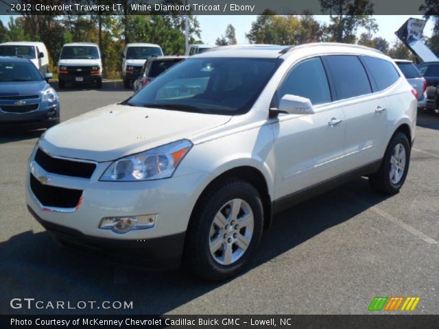 2012 Chevrolet Traverse LT in White Diamond Tricoat