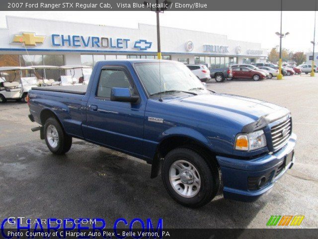 2007 Ford Ranger STX Regular Cab in Vista Blue Metallic