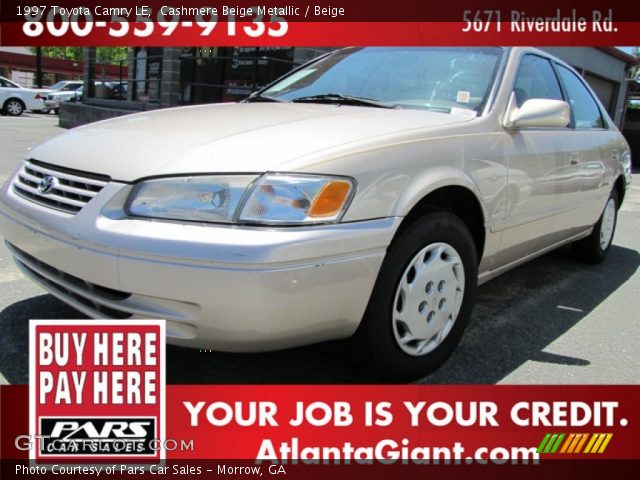 1997 Toyota Camry LE in Cashmere Beige Metallic