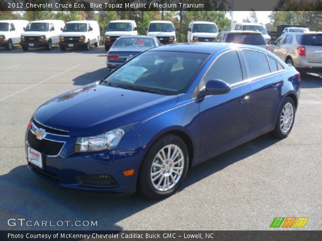 2012 Chevrolet Cruze Eco in Blue Topaz Metallic