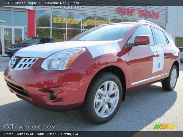 2012 Nissan Rogue SL in Cayenne Red