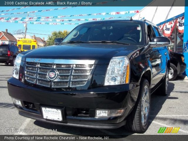 2008 Cadillac Escalade AWD in Black Raven