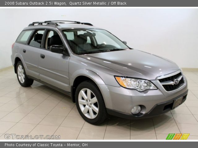 2008 Subaru Outback 2.5i Wagon in Quartz Silver Metallic