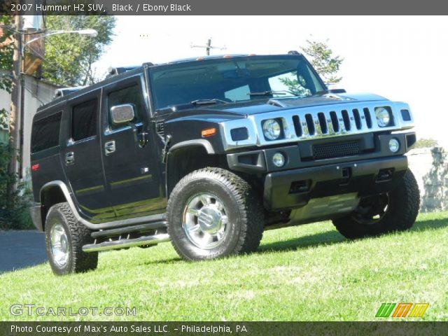 2007 Hummer H2 SUV in Black