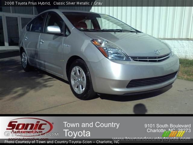 2008 Toyota Prius Hybrid in Classic Silver Metallic