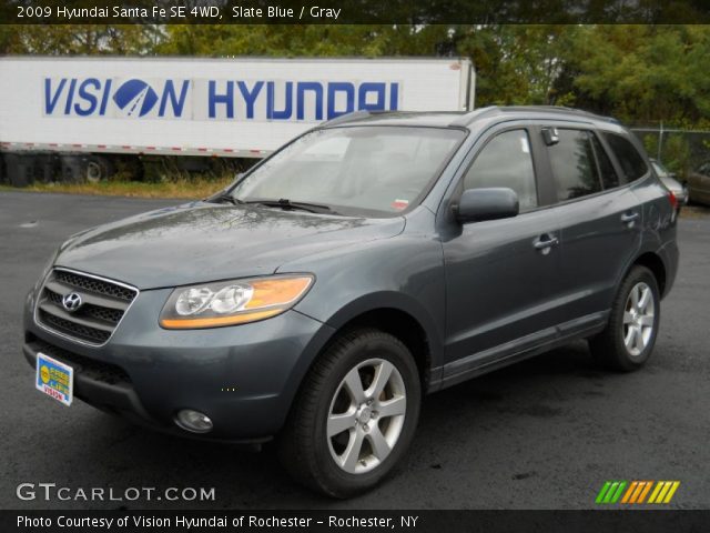 2009 Hyundai Santa Fe SE 4WD in Slate Blue