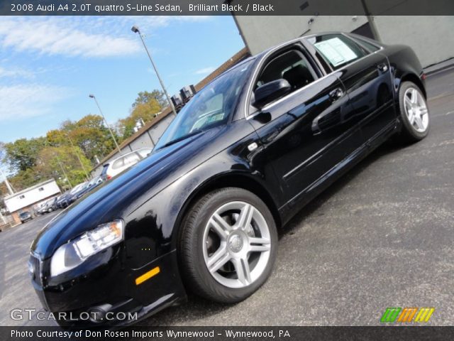 2008 Audi A4 2.0T quattro S-Line Sedan in Brilliant Black