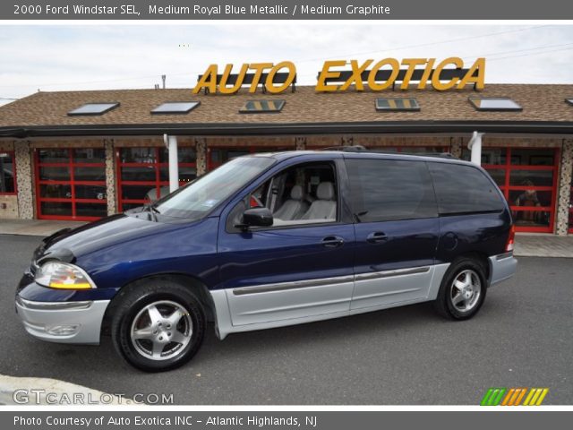 2000 Ford Windstar SEL in Medium Royal Blue Metallic